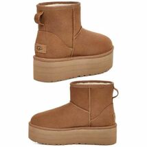 ※訳あり アウトレット UGG(アグ)レディース ショートブーツ 厚底 CLASSIC MINI PLATFORM 1134991 CHESTNUT US6(23.0cm)_画像2