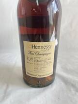 KF0510-34I　Hennessy　V.S.O.P　COGNAC　700ml　40％　ヘネシー　コニャック　ブランデー　スリムボトル　古酒_画像4