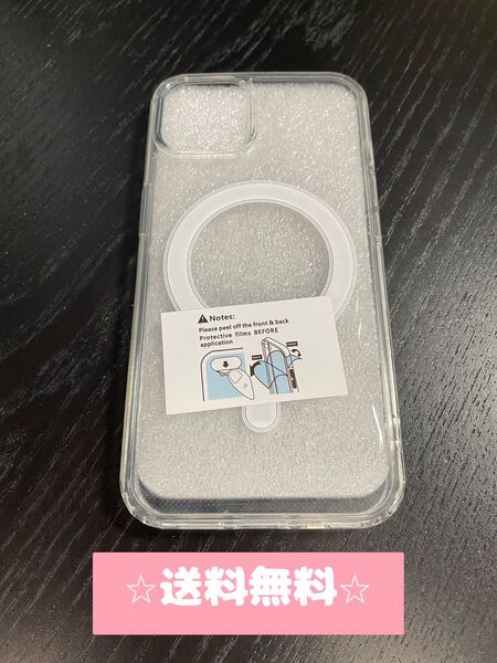 【新品】iPhone14 MagSafe対応 カバー ソフトケース クリア 透明 TPU