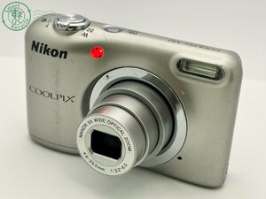 11640314　▼Nikon ニコン COOLPIX A10 クールピクス シルバー デジカメ コンパクトデジタルカメラ 通電確認済