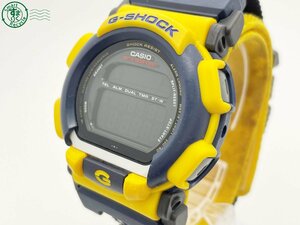 11640564　＃ CASIO カシオ G-SHOCK Gショック ジーショック DW-003 クォーツ QZ イエロー×ネイビー 腕時計 アナデジ ヴィンテージ