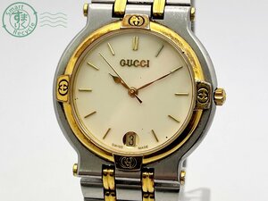 11650637　■ GUCCI グッチ 9000 M クォーツ 腕時計 ホワイト文字盤 デイ ウォッチ