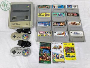 11331034　★ Nintendo ニンテンドー スーパーファミコン 本体 カセット コントローラー 他 合計18点 まとめ売り HVC-002 桃鉄 マリオ 他