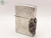 11331331　△ ZIPPO ジッポー ライター オイルライター HARLEY DAVIDSON ハーレーダビッドソン シルバーカラー 1997年製 着火未確認 中古_画像1