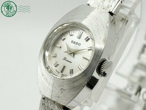 11422099　◇ RADO ラドー Durance デュランス Cal.406 手巻き シルバー文字盤 ラウンドフェイス 17石 レディース 腕時計 中古