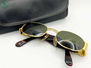 11422831　△ GIANNI VERSACE ジャンニヴェルサーチ サングラス MOD.S70 COL.030 ブラウン×ゴールド ケース付き アイウェア 中古