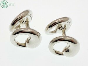 11283019　△ 1円～！ TIFFANY&Co. ティファニー エルサペレッティ エターナル サークル カフス シルバー SV SILVER 925 ブランド 中古