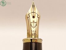 11284111　△ SAILOR セーラー 万年筆 FOUNDED 1911 カートリッジ式 ペン先 14K 刻印 14金 ブラック×ゴールド 筆記未確認 中古_画像3