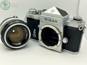 11334394　▼1円スタート★Nikon ニコン F ボディ アイレベルファインダー NIKKOR-S Auto 1:1.4 f=50mm レンズ 一眼レフカメラ