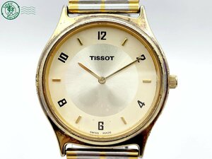 11314684　＃ TISSOT ティソ F380K クォーツ QZ 2針 アナログ 腕時計 ゴールド文字盤 ヴィンテージ アンティーク 中古