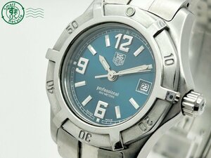 11284832　◇ 1円～! TAG HEUER タグホイヤー エクスクルーシブ プロフェッショナル 200M WN1315 ブルー系 レディース QZ 腕時計 中古