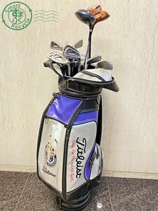 11334859　●ゴルフクラブ 14点 バッグ まとめ ドライバー Wilson Staff 1,3 アイアン SILVER SCOT 845s 3~9,P,W3 他 パター SPALDING 中古