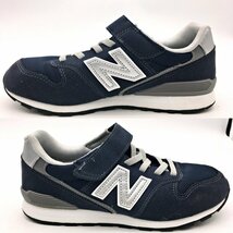 11281394　☆ NEW BALANCE ニューバランス YV996CNV スニーカー ネイビー サイズ 23.5 キッズ 子供靴 運動靴 箱あり 中古品_画像7