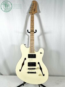 11281930　■ 1円~ Squier スクワイア Affinity Series STARCASTER スターキャスター エレキギター ホワイト Fender ロックペグ 弦楽器