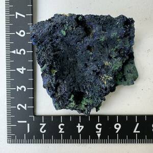 【E22835】マラカイトを伴うアジュライト アジュライト 藍銅鉱 岩絵の具 マラカイト Azurite 天然石 原石 鉱物 パワ