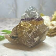 【E7510】イエローフローライト＊黄色蛍石＊原石＊グラデーション＊天然石＊Fluorite_画像2