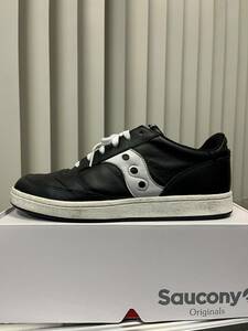 SAUCONY サッカニー JAZZ COURT ジャズ コート メンズ スニーカー BLACK/WHITE 9H 27.5cm