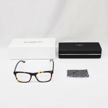 GIVENCHY ジバンシィ 眼鏡 メガネフレーム GV 0160 05L ハバナ イタリア製 ケース・クロス付き 未使用品☆◆0_画像1