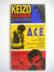 【8cmSCD】KEIZO　NAKANISHI　中西圭三　『　A.C.E.　／　まわりみち　』　新品・未開封　：代々木ゼミナールCFイメージソング 