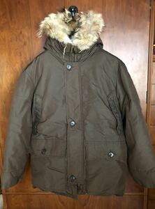  Vintage 70's чёрный бирка Eddie Bauer Pola - Parker / Eddie Bauer POLAR PARKA превосходный товар /kala column down Parker день. . бирка 