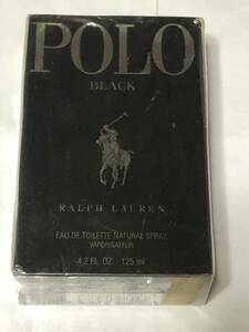 未開封新品ラルフローレン ポロ ブラック EAU DE TOILETTE SPRAY VAPORISATEUR 125ml 香水POLO BLACK RALPH LAURENオードトワレ