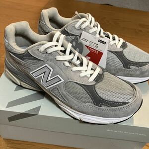 未使用 New Balance M990 GY3 27cm USA