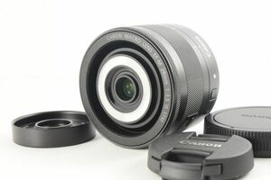 ★極上美品★ キャノン CANON MACRO EF-M 28mm F3.5 IS STM 清潔感溢れる綺麗な外観！クリアーな光学！1156