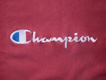 90's Champion チャンピオン 胸ロゴ刺繍 リバースウィーブ スウェット XXL 赤系 USA製 ビンテージ 刺繍タグ 90s_画像3