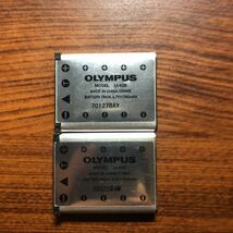 送料無料　満充電後電圧測定　2個セット　LI-42B OLYMPUS 純正品_画像1