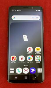 ☆サムスン/Samsung ドコモ/docomo Galaxy S9 SC-02K TitaniuGray 【本体】 箱あり 中古☆