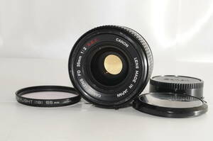 ★良品★CANON キヤノン FD 35mm F2 S.S.C.★前期型、絞り１６、Oマーク★完動★F080★