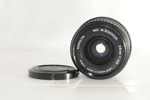 ★美品★MINOLTA ミノルタ MD W.ROKKOR 28mm F2.8★完動★D091★