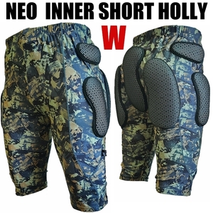 NEO inner short pants horn Lee Tacty karu duck Lady's free 110 protector snowboard * ski * skateboard .