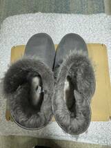 UGG BAILEY ZIP MINI アグ ベイリー ジップ ミニ ムートンブーツ 1112481 EU 37 23cm US 6 UK 4 グレー_画像7