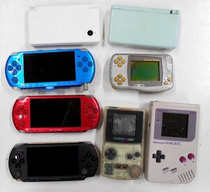 携帯ゲーム機 まとめ売り ゲームボーイ/ゲームボーイ COLOR/ワンダースワン/DS lite/DS i/PSP ジャンク 【サ859】