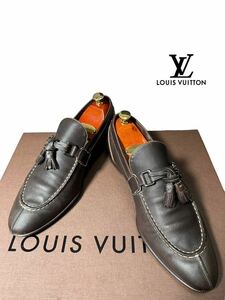 【希少タッセルローファー】 LOUISVUITTON ルイヴィトン◆レザー ローファー ビジネスシューズ ドレスシューズ LI0019 サイズ8 27cm相当