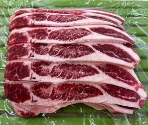 ★特選！「アメリカ産 牛バラ肉スライス」約１kg スライスの厚さ指定OK！新鮮で牛肉の旨味たっぷり！5kgまで送料一律でお届けします！