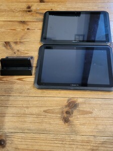 docomo Xi ARROWS Tab F-01D FUJITSU 富士通 Android タブレット 2台セット 1台充電可能 1台充電不可ジャンク