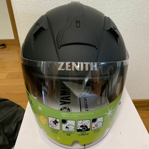 YAMAHA バイク用ヘルメット　zenith YJ-14 ラバートーンブラック　サイズM