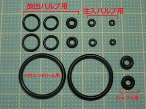 85●グロック17/G18C/G22/G26/G34/XDM-40　東京マルイ ガスブロ用Ｏリング ２セット【送料63円～】