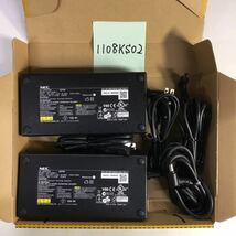 （1108KS02）送料無料/中古/NEC/ADP82/19V/8.16A/純正 ACアダプタ 2個セット_画像1