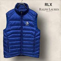 RLX RALPHLAUREN ラルフローレン ダウンベスト ナイロン ゴルフ メンズ M_画像1