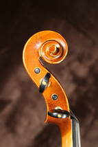 工房製　バイオリン　アンティークフィニッシュ　裏板一枚　セット_画像6