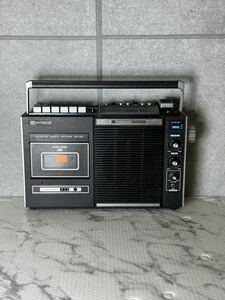 昭和レトロ　HITACHI日立 カセットレコーダー TRK-1280トランジスター /ラジカセ /FM/SW/M