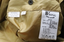 B:MING by BEAMS ビームス 女性用 ラクーンファー付き ダウンコート M グレー_画像4