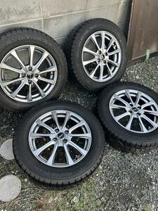 205/60r16 スタッドレスタイヤホイールセット 中古 　社外ホイール 2022年製 ノーストレックスタッドレス 4本セット ロッキー　ライズ　