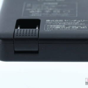 良品★R22 century センチュリー ETAC50-MC ACプラグ搭載 モバイルバッテリー ブラック サイズ：約12×7.5×2cm 動作確認済みの画像6