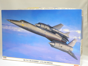 未組み立て 1/72 ハセガワ SR-71A ブラックバード w/D-21B ドローン 02041