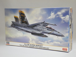 未組み立て 1/72 ハセガワ F/A-18F スーパーホーネット VFA-103 ジョリー ロジャース 75周年記念 02380