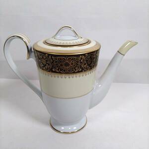 K) ノリタケティーポット NORITAKE CHINA GOLDLEA ノリタケ ポット 金彩 ゴールド K0301